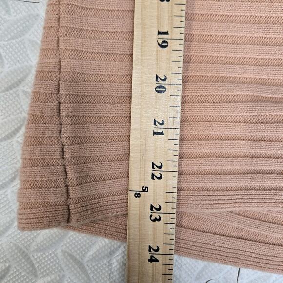 Vince Sweater Womens Small Tie Back Dolman Sleeve Cashmere Wool Peach Pink - Picture 10 of 12